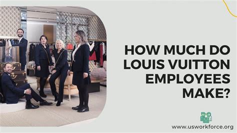 how much do lv employees make|louis vuitton customer service salary.